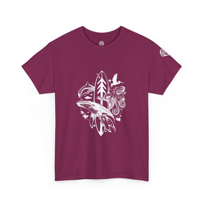 Ventana Monterey Bay by Thiago Bianchini - U.S. Cotton T-Shirt