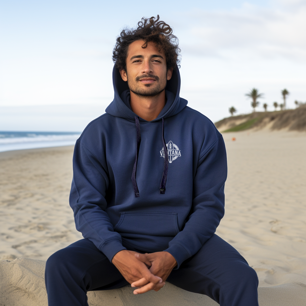 Ventana Eco Hoodie with Monterey Bay on Back