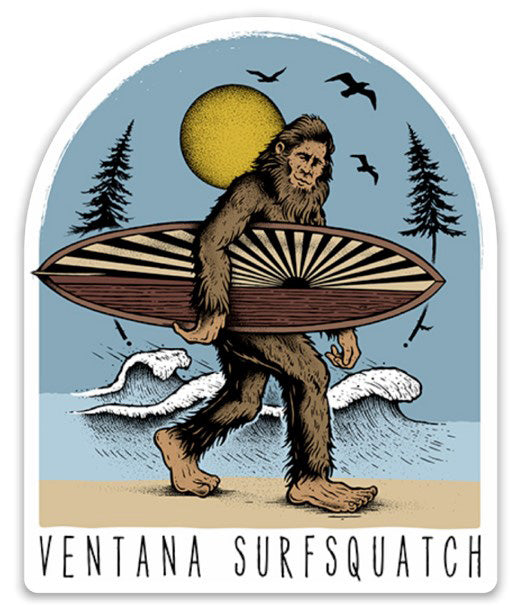 Ventana Surfsquatch by Thiago Bianchini Organic T-Shirt