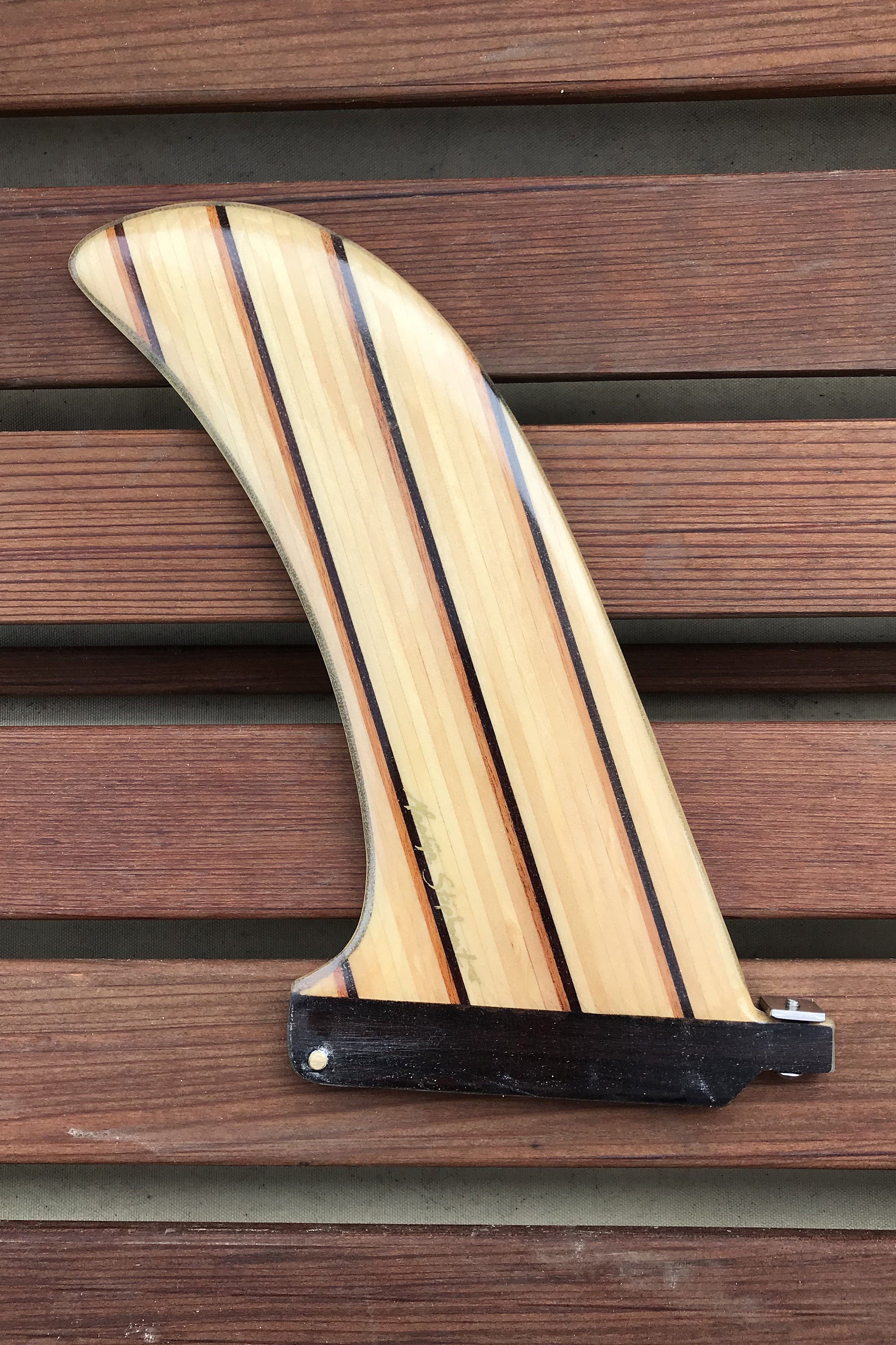 Fins - Striped Guitar Longboard Hatchet Fin