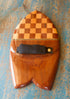 Handplane - Checkerboard Fish Handplane