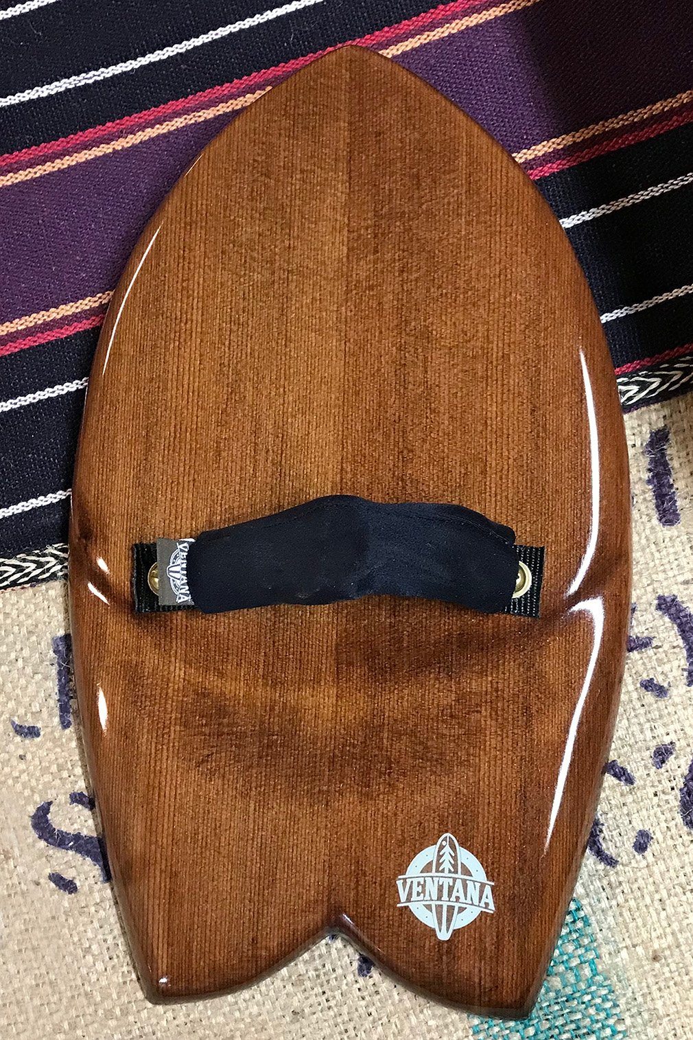 Handplane - Cocobolo Flower Fish Handplane