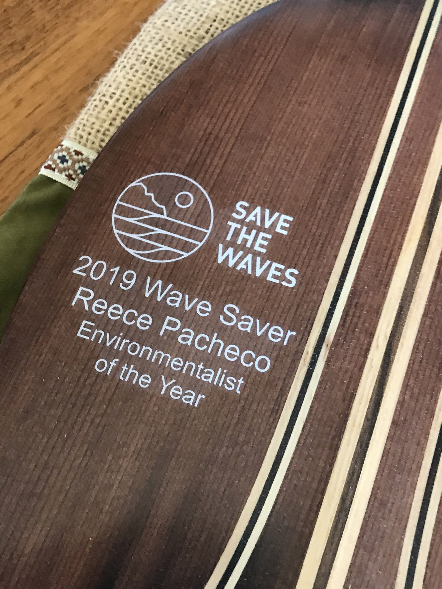 Handplane - Save The Waves &quot;Wave Saver&quot; Award Handplanes