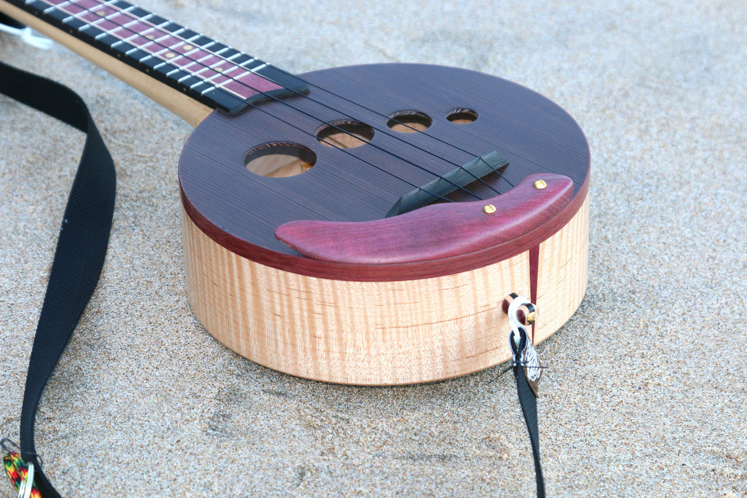 Musical Instrument - Ventana Freya Purple Maple Madness Banjolele