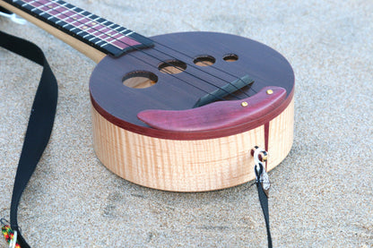 Musical Instrument - Ventana Freya Purple Maple Madness Banjolele