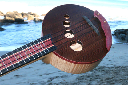 Musical Instrument - Ventana Freya Purple Maple Madness Banjolele