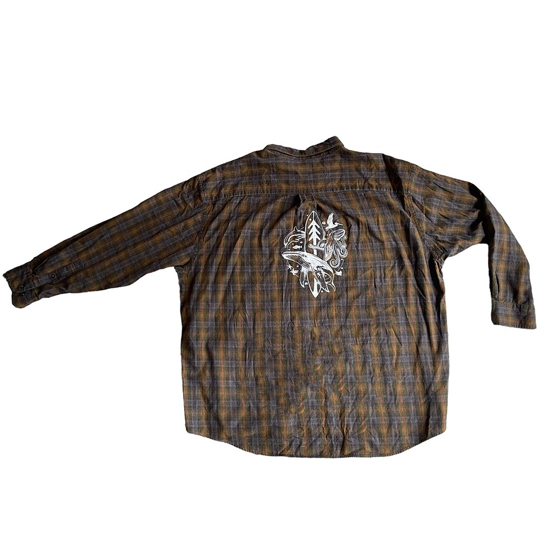 Shirts - Reclaimed Flannel XXXL: Ventana Monterey Bay By Thiago Bianchini