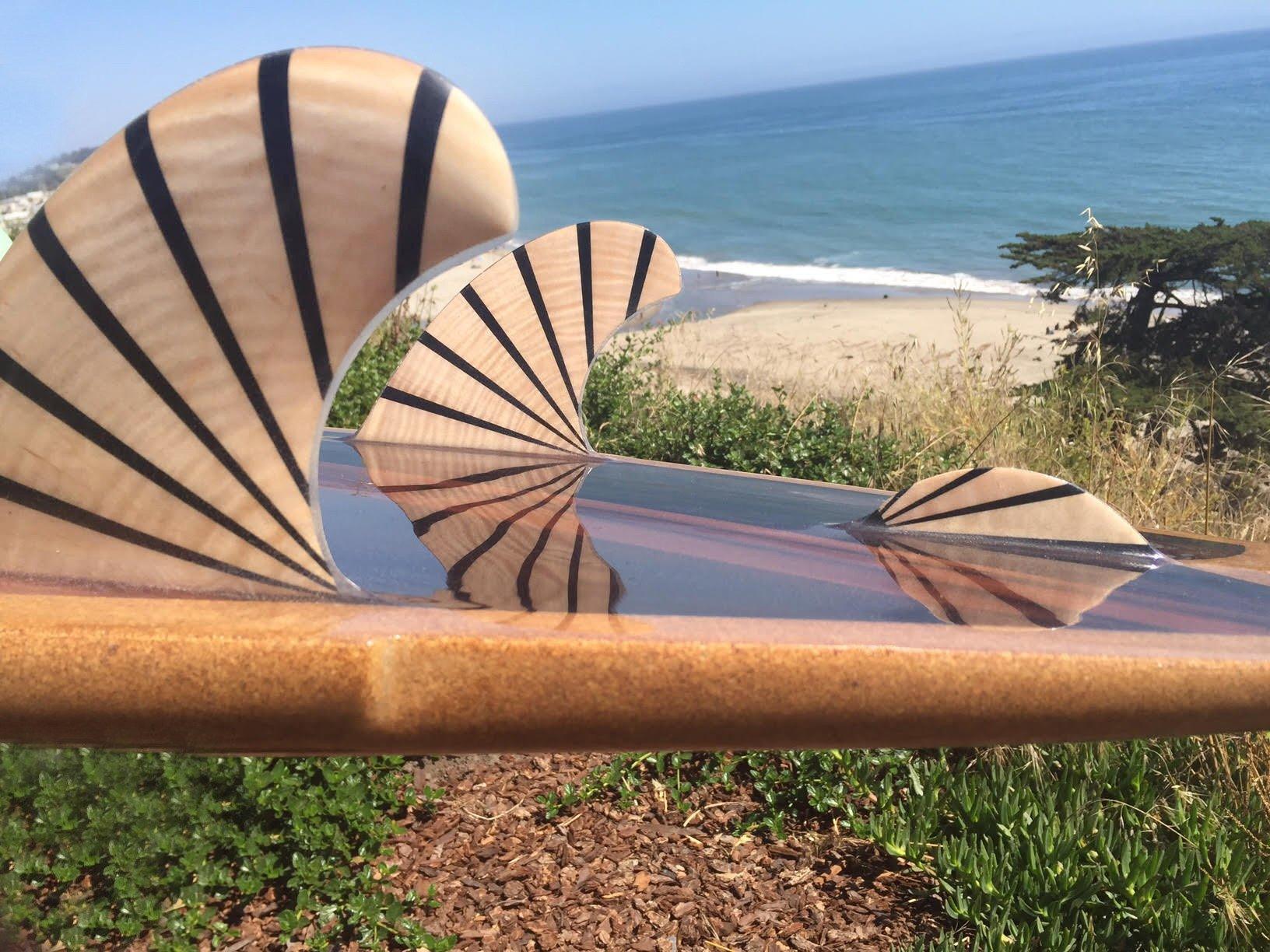 Surfboard - Redwood Hot Tub Swallow Tail 6&