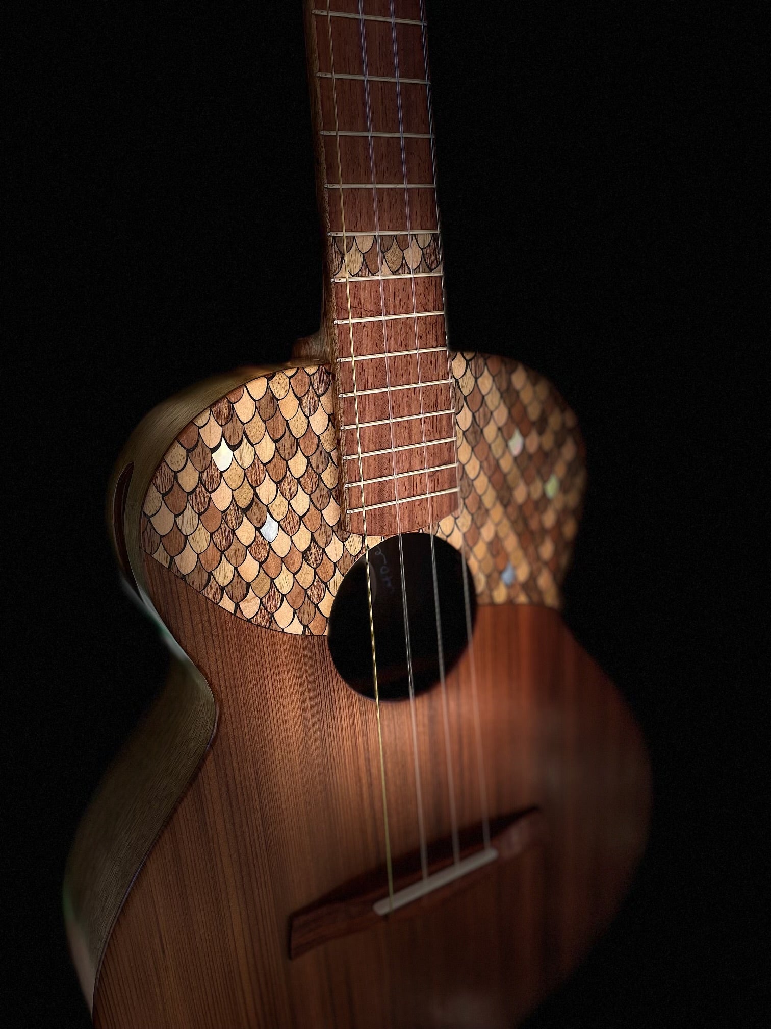 Surfboard - Surfperch Fish Taco Ukulele (available) Plus 5’8” Surfboard (sold)